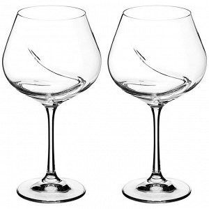 Набор бокалов для вина из 2 шт. "turbulence" 570 мл высота=21 см (кор=24набор.)