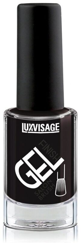 Люксвизаж LUXVISAGE Лак GEL finish 9 г, 10 тон, чёрный, LUXVISAGE