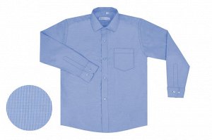 Голубая рубашка для мальчика 22741-ПМ18