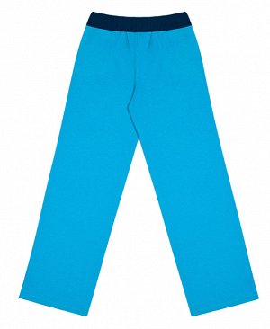 Бирюзовые спортивные брюки для мальчика 74852-МС17