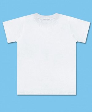 Детская белая футболка 6731-МС17