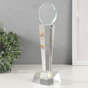 Фигурка стекло «Стела наградная - Медаль», под нанесение, 26 см