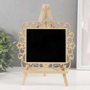 Фигурка настольная «Меловая доска на мольберте: Ажур», 1.8x20x28 см