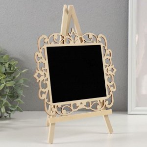 Фигурка настольная «Меловая доска на мольберте: Ажур», 1.8x20x28 см