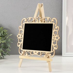 Фигурка настольная «Меловая доска на мольберте: Ажур», 1.8x20x28 см