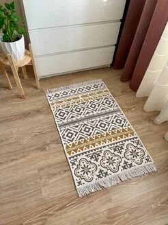 Коврик комнатный с кисточками 60х90 см