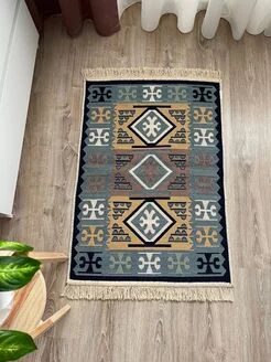Коврик комнатный с кисточками 60х90 см