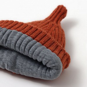 Шапка Крошка Я, р. 46-48 см, 1-2 года, коричневый