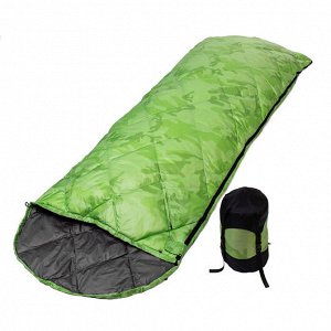 Спальный мешок пуховый (PR-SB-210x72-G) PR [210х72 см, полиэстр, 0,88кг]
