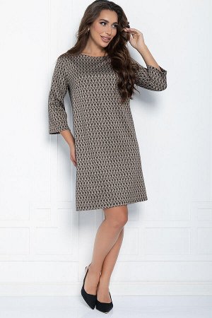 Платье Элиан (коричневое) П11019
