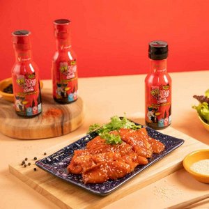 Соус очень острый, вкус курицы Extremely Spicy Hot Chicken Flavour Sauce  200г