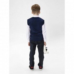 Жилет вязаный для мальчика Amarobaby Pure Love School.