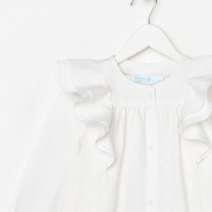 Рубашка для девочки KAFTAN, цвет белый