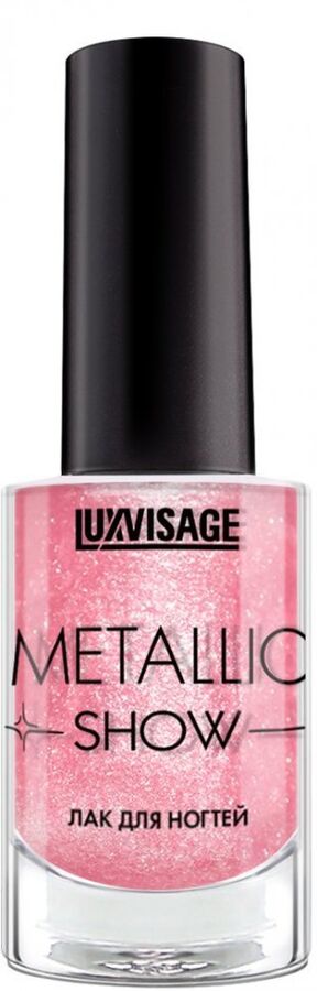 Люксвизаж Лак для ногтей Metallic Show тон 308 Малиновый рассвет, LUXVISAGE