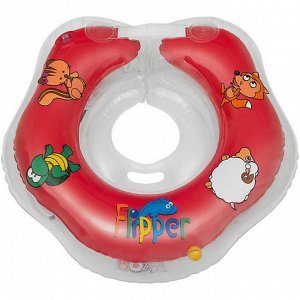 Круг на шею для купания малышей Flipper, цвет МИКС