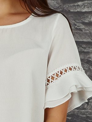 Блузка Старая цена 552руб, Состав: 100% Polyester Цвет: white Длина: 65 Длина рукава: 25