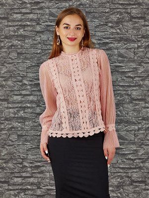Блузка Состав: 100% Polyester Цвет: pink Длина: 57 Длина рукава: 62