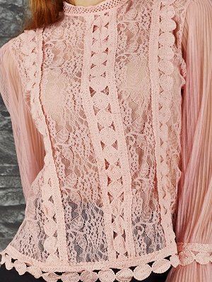 Блузка Состав: 100% Polyester Цвет: pink Длина: 57 Длина рукава: 62