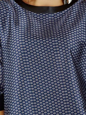 Блузка Состав: 100% Polyester Цвет: dark blue Производитель: Italy Длина: 66