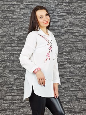 Рубашка Старая цена 736руб, Состав: 65% Cotton, 35% Polyester Цвет: white Длина: 80