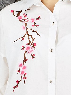 Рубашка Старая цена 736руб, Состав: 65% Cotton, 35% Polyester Цвет: white Длина: 80