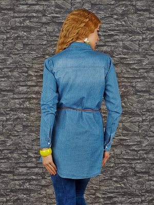 Рубашка Старая цена 860руб, Состав: 95% Cotton, 5% Elastan Цвет: light blue Длина: 84 Длина рукава: 61