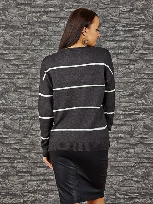 Свитер Старая цена  673, Состав: 77% Acrylic, 19% Nylon, 4% Spandex Цвет: dark grey Длина: 59. Длина плеча + рукава: 63cm.