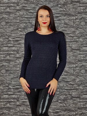 Свитер Состав: 50% Acrylic, 50% Wool Цвет: dark blue Производитель: Turkey Длина: 67 Длина рукава: 53.