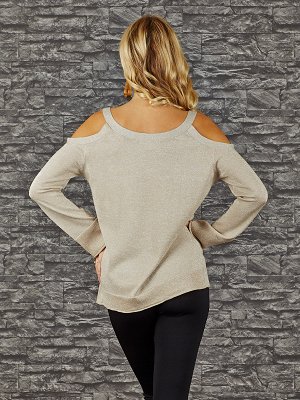 Свитер Состав: 80% Viscose, 20% Elastan Цвет: beige Длина: 55 Длина рукава: 44.