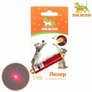 Игрушка для кошек "Лазер" красный