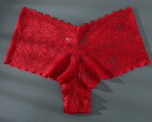 Трусы-слипы эластичные кружевные