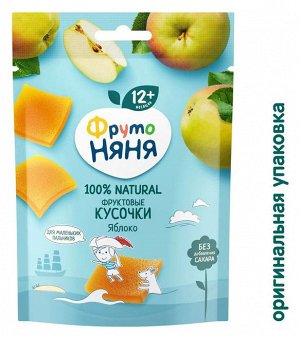 ФРУТОНЯНЯ Фруктовые кусочки 53г яблоко
