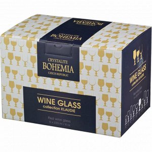 Набор бокалов для вина из 6 шт. "claudie / sterna" 230 мл.высота=15,5 см.