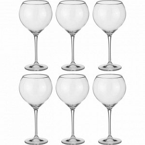 Набор бокалов для вина из 6 шт. "cecilia/carduelis" 640 мл высота=24 см (кор=8набор.)