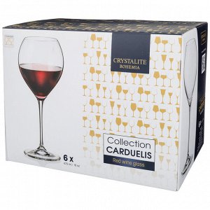 Набор бокалов для вина из 6 шт. "cecilia/carduelis" 510 мл высота=23,5 см (кор=8набор.)