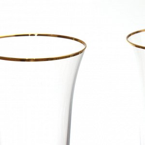 Набор бокалов для шампанского из 2 шт."анжела" 190 мл. высота=25 см. (кор=1набор.)