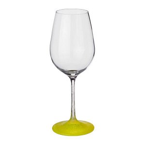 Набор бокалов для вина из 4 шт."neon frozen" 350 мл. высота=22,5 см. (кор=1набор.)