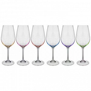 Набор бокалов для вина из 6 шт. '"viola" 450 мл. высота=23,5 см