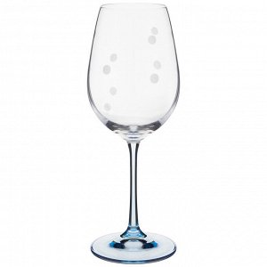 Набор бокалов для вина "виола" из 6 шт. 350 мл высота=22,5 см (кор=8набор.)