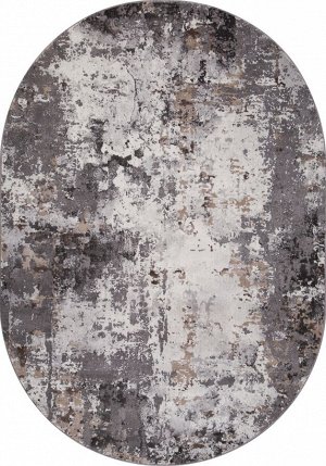 Ковер Ковер 3319 - GRAY-BEIGE - Овал - коллекция GRAFF 0.80x1.50 / 0.8x1.5 / овал / Высота ворса, мм 10 / PP / РОССИЯ / Вес, кг нет данных /