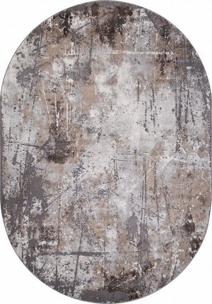Ковер Ковер 3433 - GRAY-BEIGE - Овал - коллекция GRAFF 1.20x1.80 / 1.2x1.8 / овал / Высота ворса, мм 10 / PP / РОССИЯ / Вес, кг нет данных /