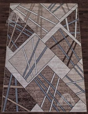 Ковер Ковер Sierra дизайн D487 BEIGE-BROWN. прямоугольник 0.60x1.10 / 0.6x1.1 / прямоугольник / Высота ворса, мм 6 / Heat-Set — полипропилен / РОССИЯ / Вес, кг нет данных / 1002910