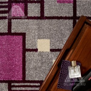 Ковер Ковер Сиреневая дымка дизайн f2356a5. прямоугольник 2.00x3.00 / 2.0x3.0 / прямоугольник / Высота ворса, мм 7 / Heat-Set — полипропилен / Беларусь / Вес, кг нет данных / 964841