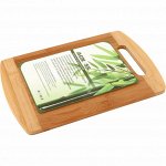 ДОСКА РАЗДЕЛОЧНАЯ AGNESS 30*20*1 СМ БАМБУК (КОР=12ШТ.)