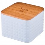 БАНКА ДЛЯ ЧАЙНЫХ ПАКЕТИКОВ 11*11*7 СМ (КОР=36ШТ.)
