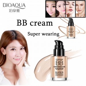 СУПЕРСТОЙКИЙ УВЛАЖНЯЮЩИЙ BB КРЕМ SUPER WEARING BB CREAM BIOAQUA, 30 g