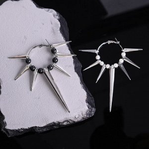 Серьги-кольца гранж-рок