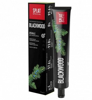 SPLAT Зубная паста Special BlackWood Черное дерево,75 мл