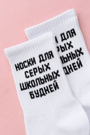 Носки женские Школьные будни (набор 3 пары)