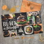 Полотенце &quot;Этель&quot; BLACK 40х73 см, 100% хл, саржа 190 гр/м2